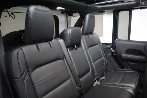 Used 2020 Jeep Wrangler Unlimited Sahara for sale Sold at Rolls-Royce Motor Cars Greenwich in Greenwich CT 06830 24