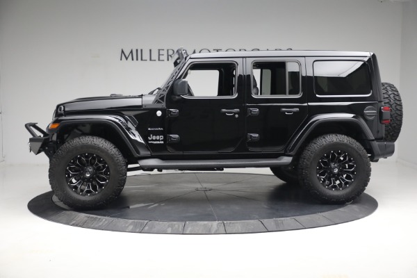 Used 2020 Jeep Wrangler Unlimited Sahara for sale Sold at Rolls-Royce Motor Cars Greenwich in Greenwich CT 06830 4