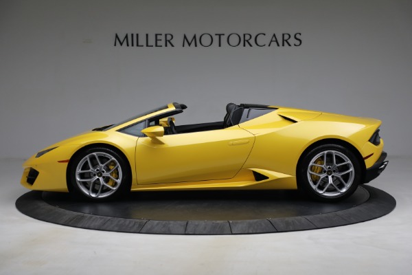 Used 2017 Lamborghini Huracan LP 580-2 Spyder for sale Sold at Rolls-Royce Motor Cars Greenwich in Greenwich CT 06830 3