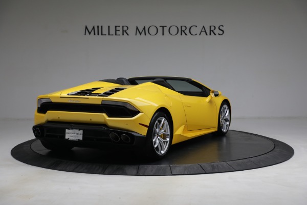 Used 2017 Lamborghini Huracan LP 580-2 Spyder for sale Sold at Rolls-Royce Motor Cars Greenwich in Greenwich CT 06830 7