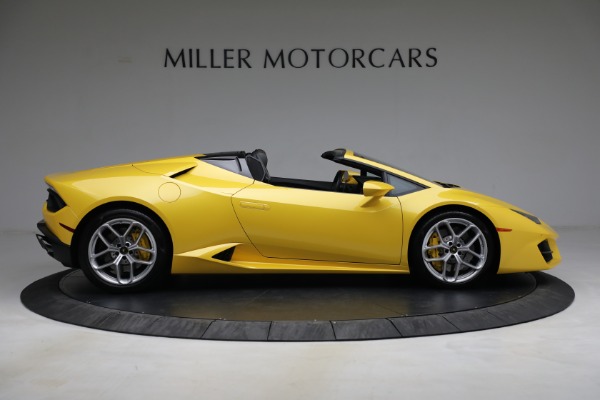 Used 2017 Lamborghini Huracan LP 580-2 Spyder for sale Sold at Rolls-Royce Motor Cars Greenwich in Greenwich CT 06830 9