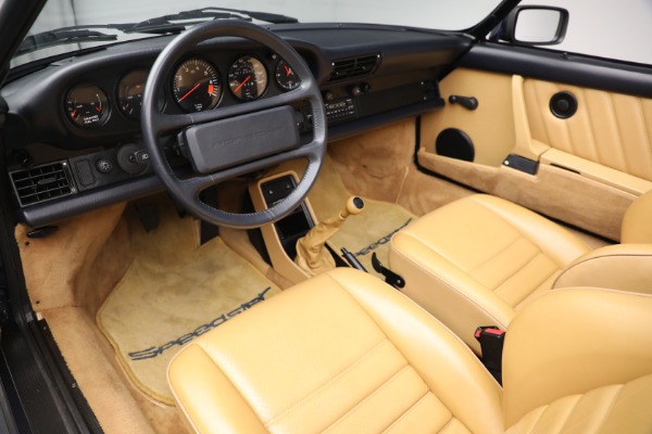 Used 1989 Porsche 911 Carrera Speedster for sale Sold at Rolls-Royce Motor Cars Greenwich in Greenwich CT 06830 25