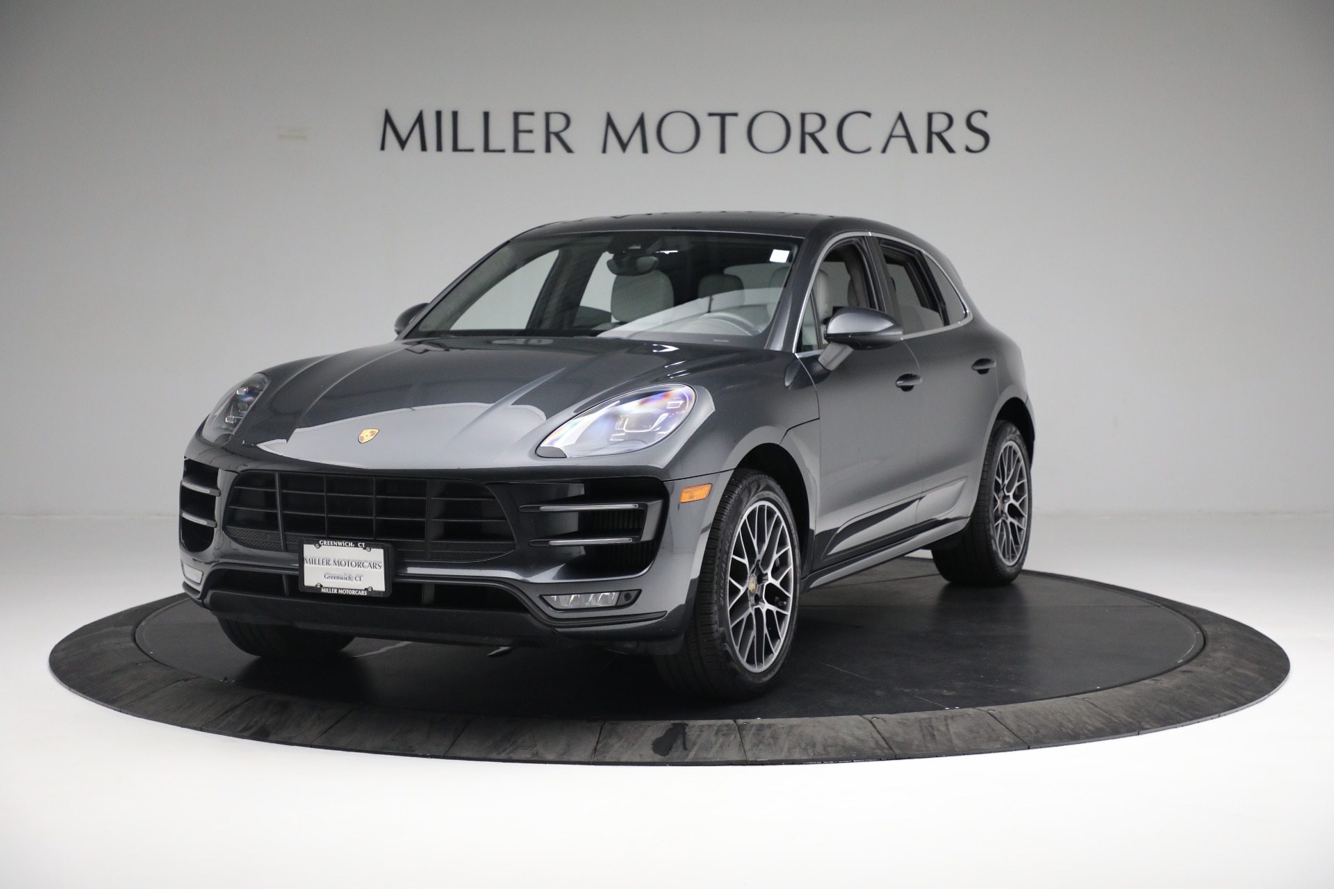Used 2017 Porsche Macan Turbo for sale Sold at Rolls-Royce Motor Cars Greenwich in Greenwich CT 06830 1