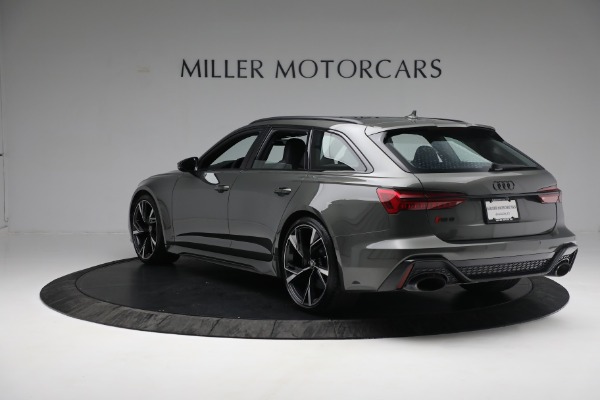 Used 2021 Audi RS 6 Avant 4.0T quattro Avant for sale Sold at Rolls-Royce Motor Cars Greenwich in Greenwich CT 06830 5