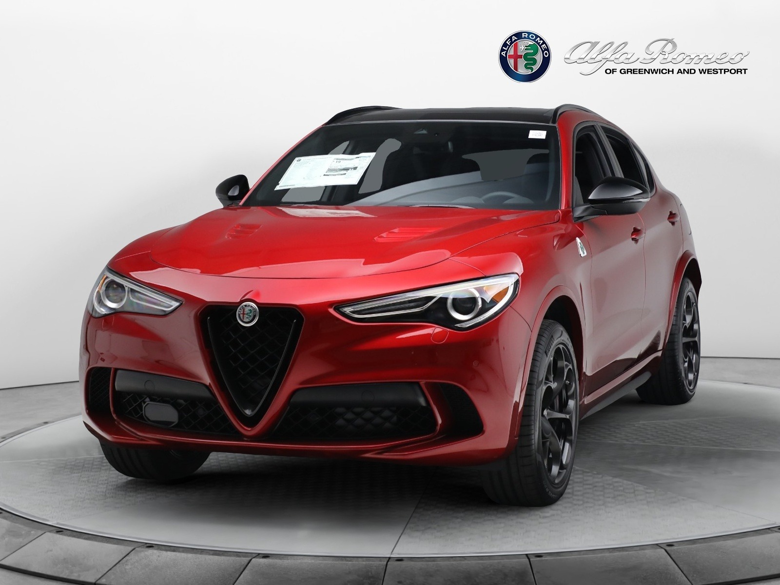 New 2023 Alfa Romeo Stelvio Quadrifoglio for sale $80,900 at Rolls-Royce Motor Cars Greenwich in Greenwich CT 06830 1