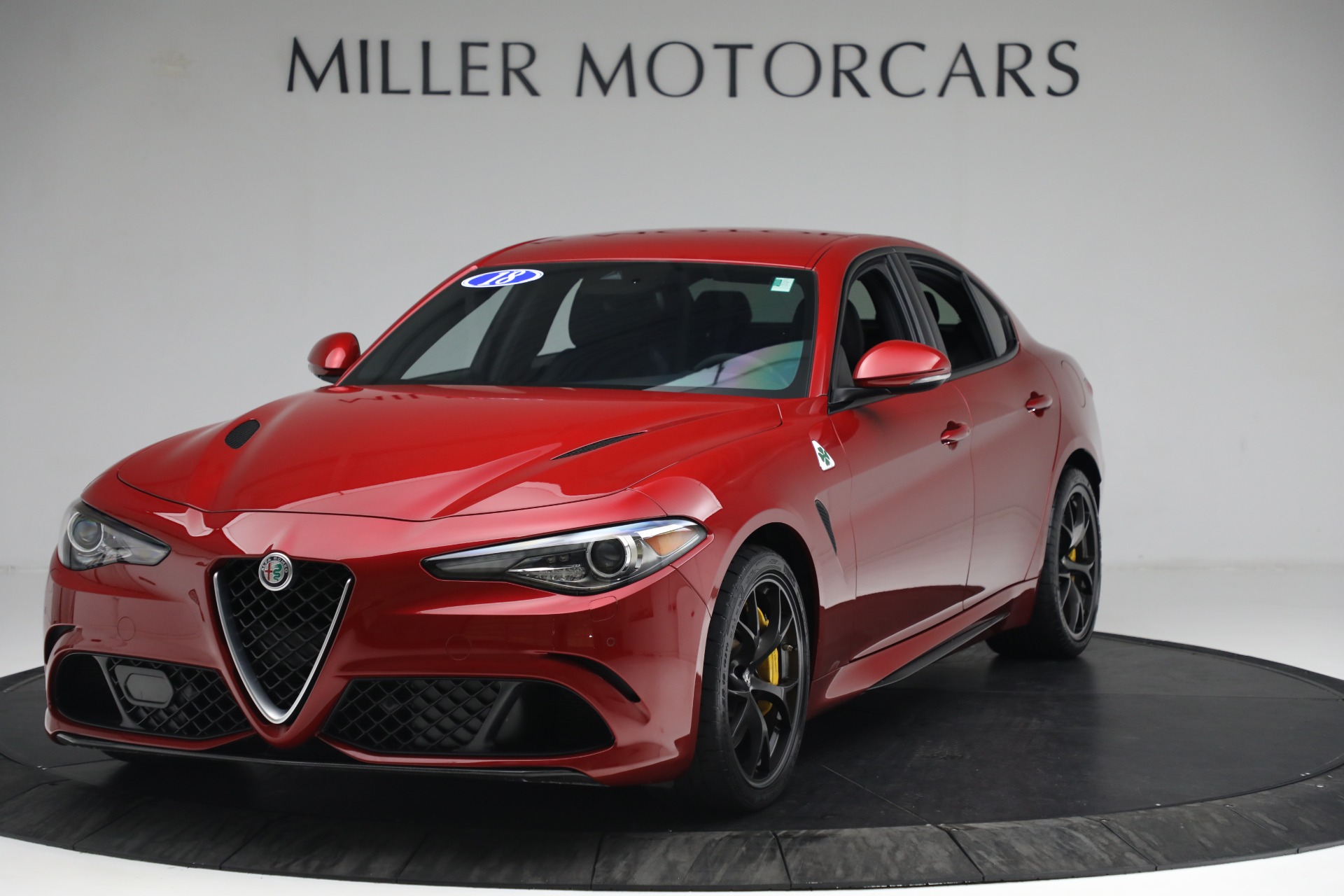 Used 2018 Alfa Romeo Giulia Quadrifoglio for sale $59,900 at Rolls-Royce Motor Cars Greenwich in Greenwich CT 06830 1