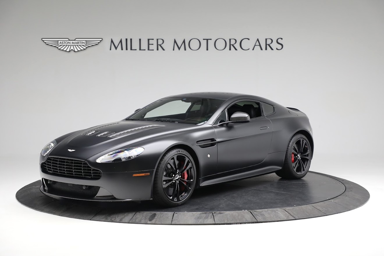 Used 2012 Aston Martin V12 Vantage Carbon Black for sale Sold at Rolls-Royce Motor Cars Greenwich in Greenwich CT 06830 1