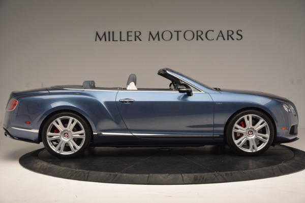 Used 2014 Bentley Continental GT V8 S Convertible for sale Sold at Rolls-Royce Motor Cars Greenwich in Greenwich CT 06830 9
