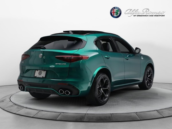 New 2023 Alfa Romeo Stelvio Quadrifoglio for sale $87,460 at Rolls-Royce Motor Cars Greenwich in Greenwich CT 06830 7