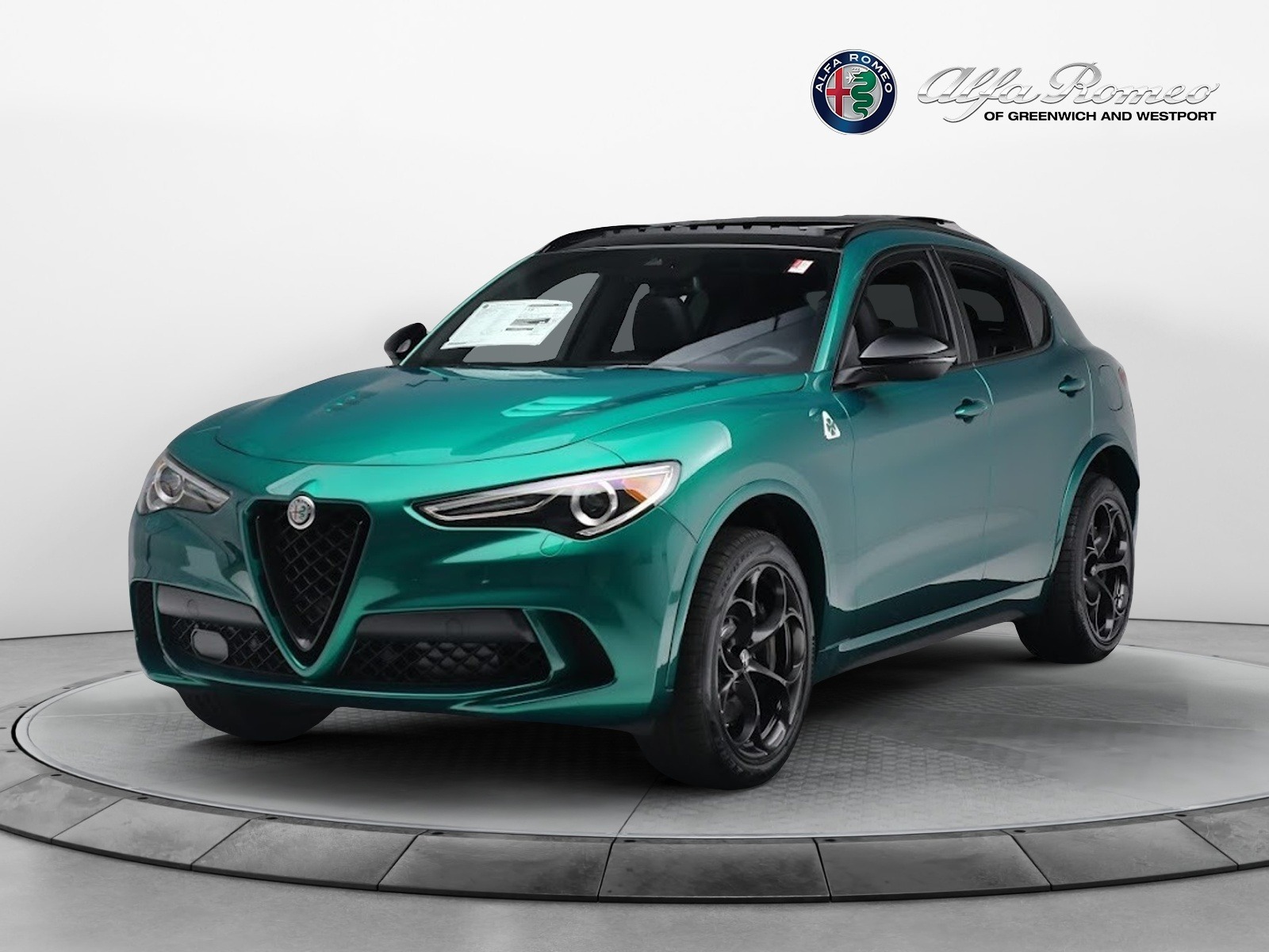 New 2023 Alfa Romeo Stelvio Quadrifoglio for sale $87,460 at Rolls-Royce Motor Cars Greenwich in Greenwich CT 06830 1