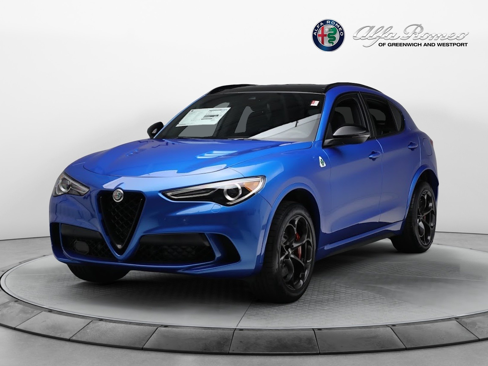 New 2023 Alfa Romeo Stelvio Quadrifoglio for sale $86,670 at Rolls-Royce Motor Cars Greenwich in Greenwich CT 06830 1