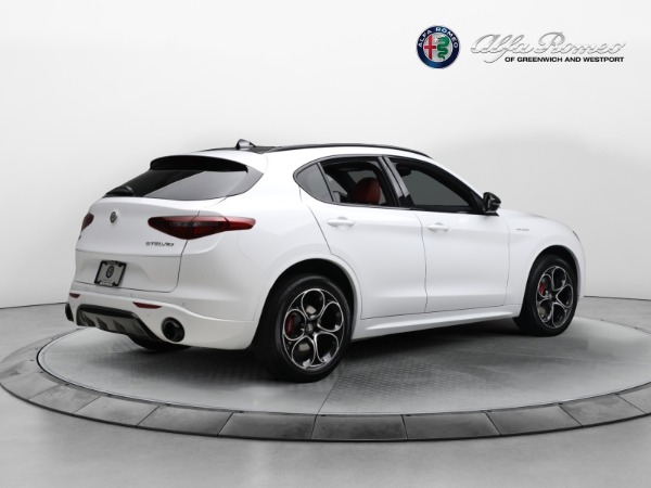 New 2023 Alfa Romeo Stelvio Veloce for sale $59,490 at Rolls-Royce Motor Cars Greenwich in Greenwich CT 06830 8