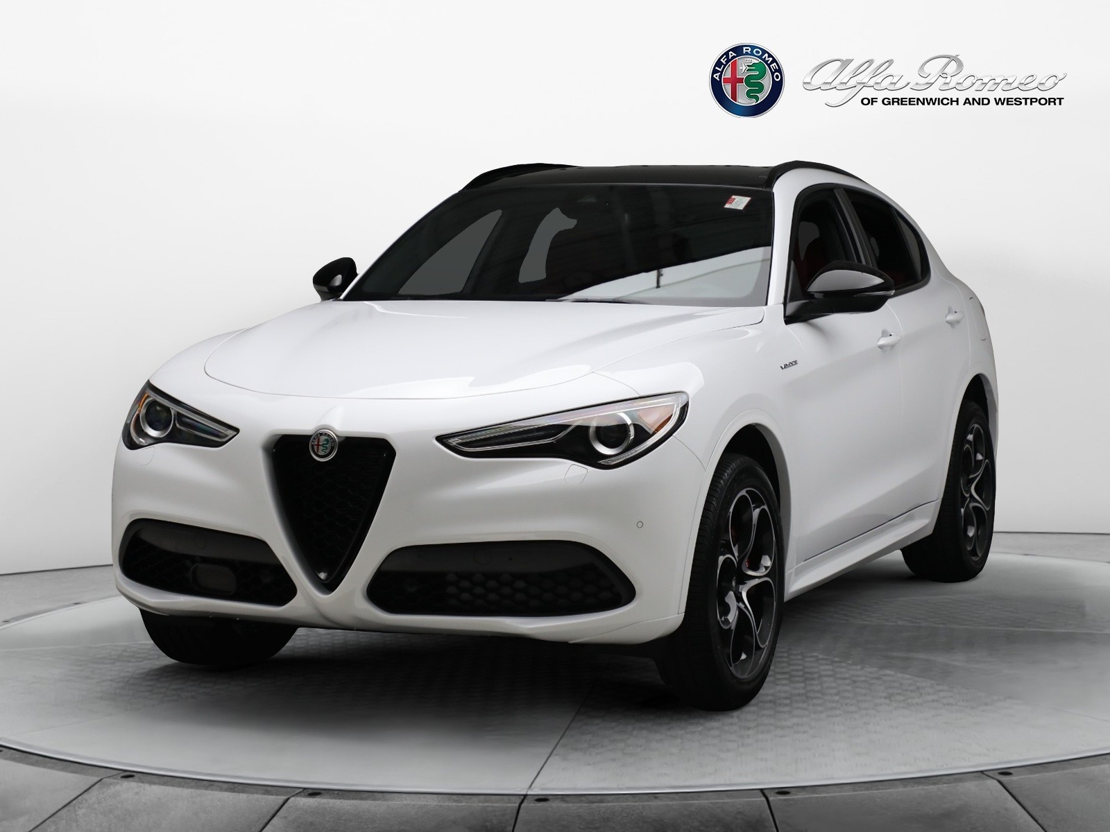 New 2023 Alfa Romeo Stelvio Veloce for sale $59,490 at Rolls-Royce Motor Cars Greenwich in Greenwich CT 06830 1