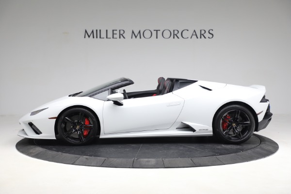 Used 2021 Lamborghini Huracan LP 610-2 EVO Spyder for sale Sold at Rolls-Royce Motor Cars Greenwich in Greenwich CT 06830 3