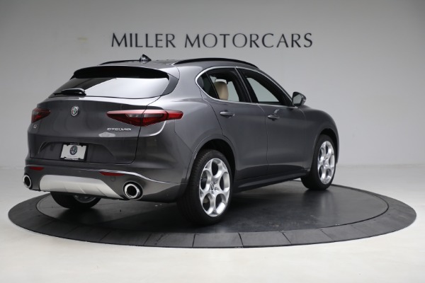 New 2023 Alfa Romeo Stelvio Ti Lusso AWD for sale Sold at Rolls-Royce Motor Cars Greenwich in Greenwich CT 06830 8