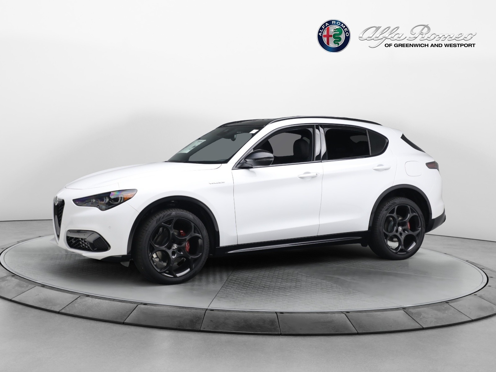 New 2024 Alfa Romeo Stelvio Veloce for sale $57,795 at Rolls-Royce Motor Cars Greenwich in Greenwich CT 06830 1