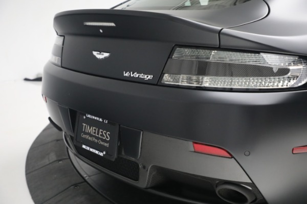Used 2012 Aston Martin V12 Vantage Carbon Black for sale Sold at Rolls-Royce Motor Cars Greenwich in Greenwich CT 06830 28