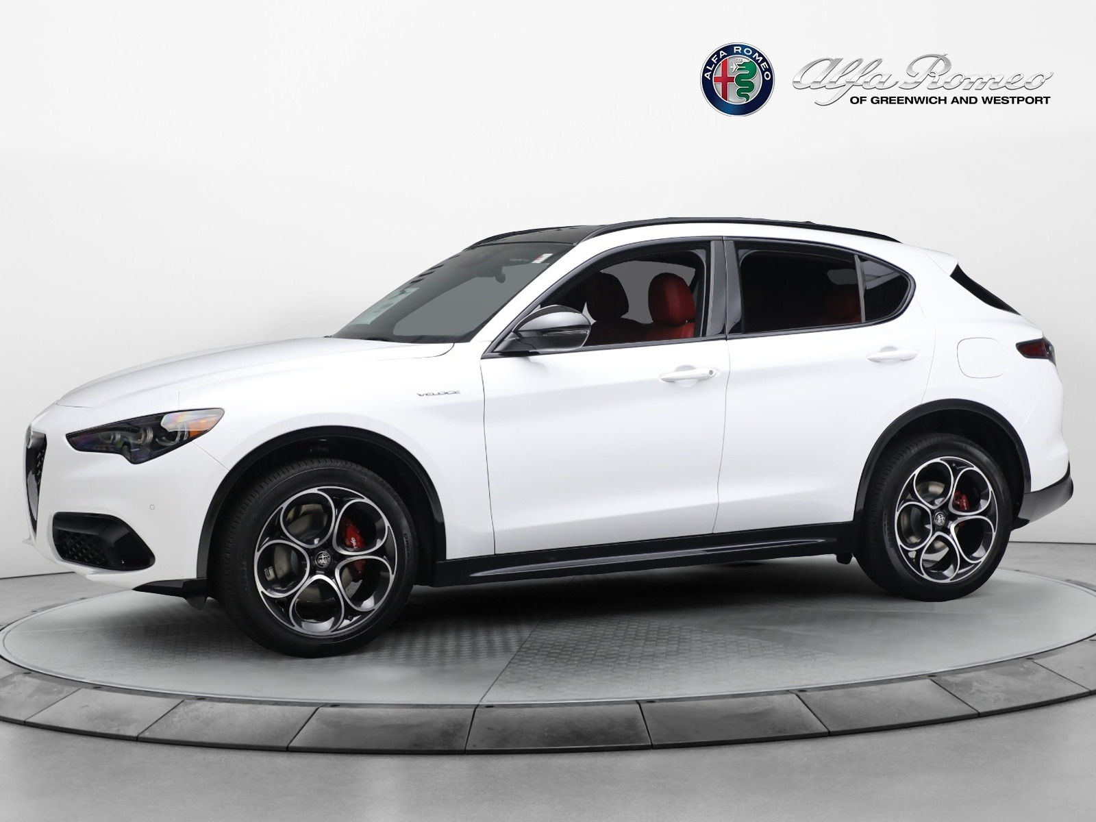 New 2024 Alfa Romeo Stelvio Veloce for sale $57,395 at Rolls-Royce Motor Cars Greenwich in Greenwich CT 06830 1