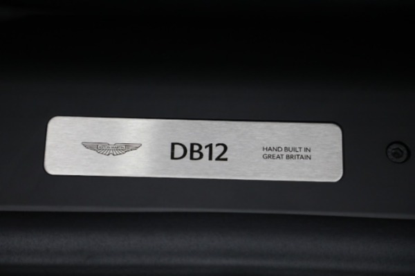 New 2024 Aston Martin DB12 V8 for sale $294,200 at Rolls-Royce Motor Cars Greenwich in Greenwich CT 06830 20