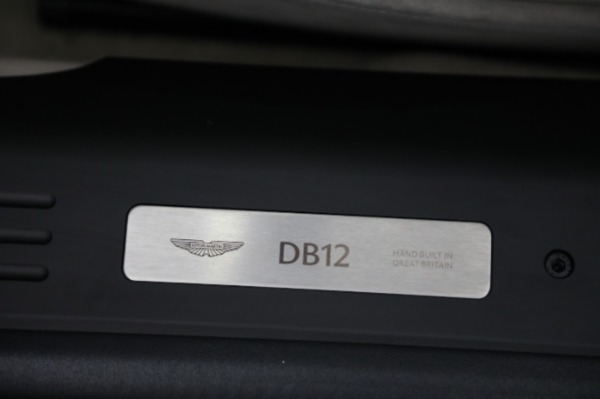 New 2024 Aston Martin DB12 Volante for sale $349,100 at Rolls-Royce Motor Cars Greenwich in Greenwich CT 06830 27