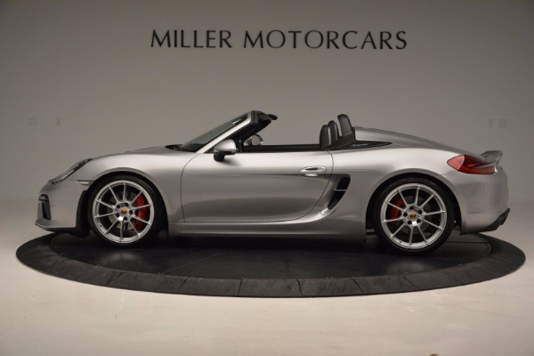 Used 2016 Porsche Boxster Spyder for sale Sold at Rolls-Royce Motor Cars Greenwich in Greenwich CT 06830 3