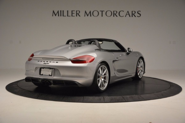 Used 2016 Porsche Boxster Spyder for sale Sold at Rolls-Royce Motor Cars Greenwich in Greenwich CT 06830 7