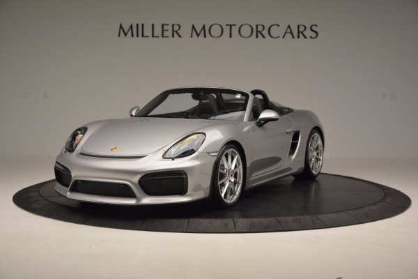 Used 2016 Porsche Boxster Spyder for sale Sold at Rolls-Royce Motor Cars Greenwich in Greenwich CT 06830 1