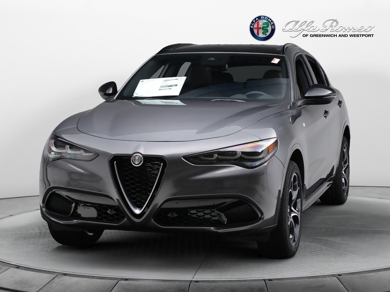 New 2024 Alfa Romeo Stelvio Ti for sale $58,030 at Rolls-Royce Motor Cars Greenwich in Greenwich CT 06830 1