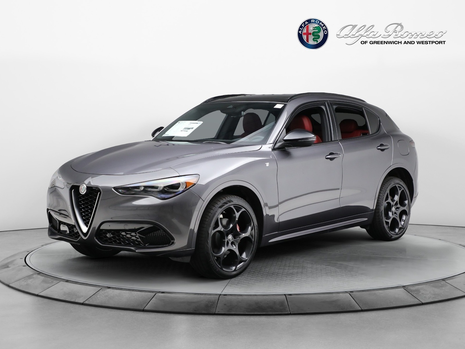New 2024 Alfa Romeo Stelvio Ti for sale Sold at Rolls-Royce Motor Cars Greenwich in Greenwich CT 06830 1