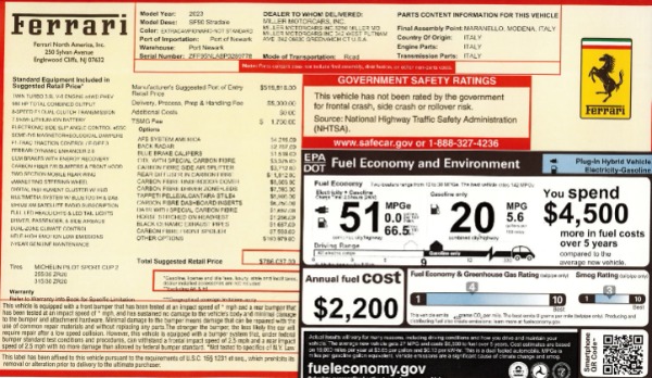 Used 2023 Ferrari SF90 Stradale for sale Sold at Rolls-Royce Motor Cars Greenwich in Greenwich CT 06830 26