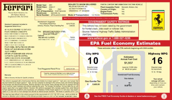 Used 2001 Ferrari 456M GT for sale Sold at Rolls-Royce Motor Cars Greenwich in Greenwich CT 06830 27