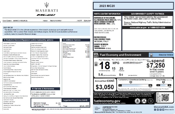 Used 2023 Maserati MC20 for sale Sold at Rolls-Royce Motor Cars Greenwich in Greenwich CT 06830 23