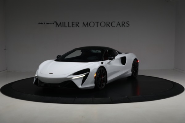 New 2025 McLaren Artura Spider TechLux for sale Sold at Rolls-Royce Motor Cars Greenwich in Greenwich CT 06830 14