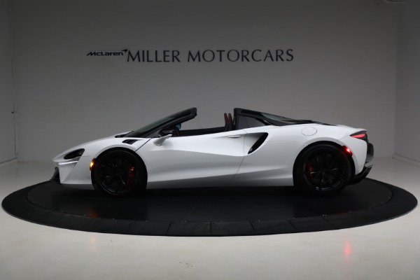 New 2025 McLaren Artura Spider TechLux for sale Sold at Rolls-Royce Motor Cars Greenwich in Greenwich CT 06830 3