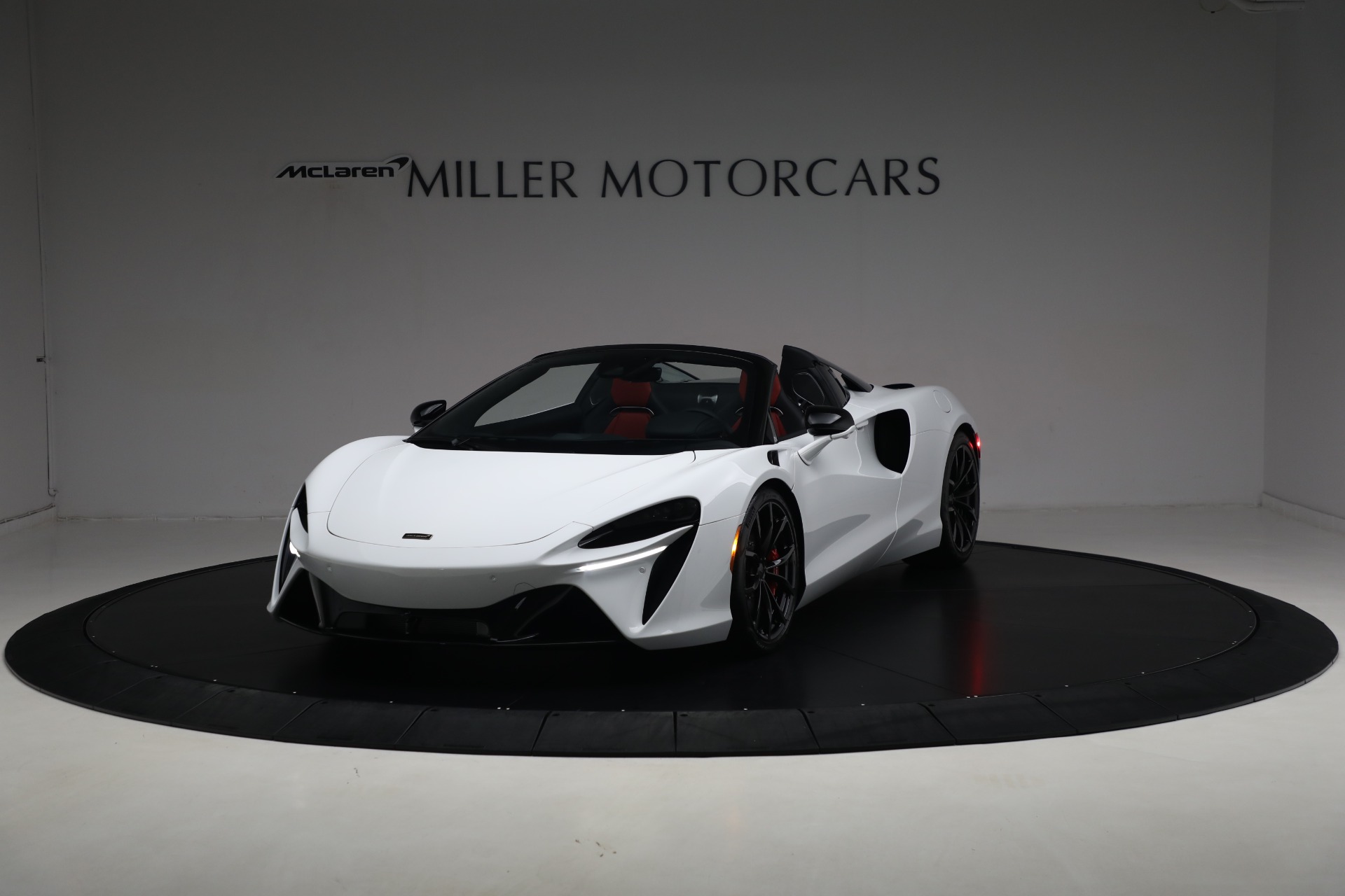 New 2025 McLaren Artura Spider TechLux for sale Sold at Rolls-Royce Motor Cars Greenwich in Greenwich CT 06830 1