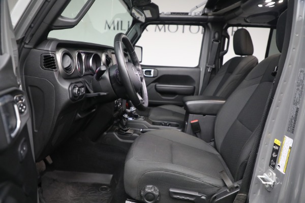 Used 2022 Jeep Wrangler Unlimited Sport Altitude for sale Sold at Rolls-Royce Motor Cars Greenwich in Greenwich CT 06830 14