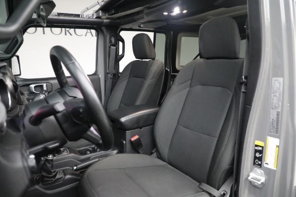 Used 2022 Jeep Wrangler Unlimited Sport Altitude for sale Sold at Rolls-Royce Motor Cars Greenwich in Greenwich CT 06830 15