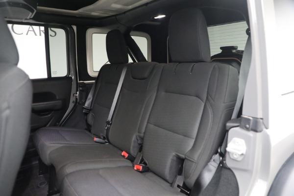 Used 2022 Jeep Wrangler Unlimited Sport Altitude for sale Sold at Rolls-Royce Motor Cars Greenwich in Greenwich CT 06830 18