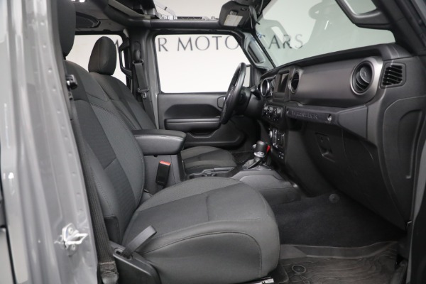 Used 2022 Jeep Wrangler Unlimited Sport Altitude for sale Sold at Rolls-Royce Motor Cars Greenwich in Greenwich CT 06830 24