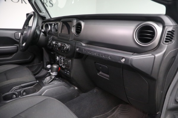 Used 2022 Jeep Wrangler Unlimited Sport Altitude for sale Sold at Rolls-Royce Motor Cars Greenwich in Greenwich CT 06830 26
