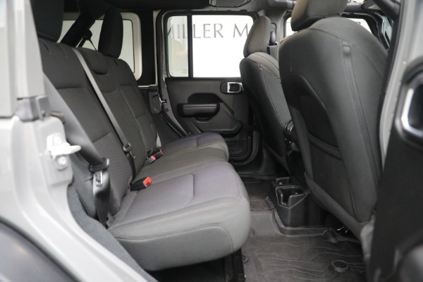 Used 2022 Jeep Wrangler Unlimited Sport Altitude for sale Sold at Rolls-Royce Motor Cars Greenwich in Greenwich CT 06830 27