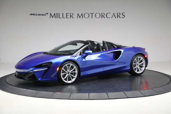 New 2025 McLaren Artura Spider TechLux for sale Sold at Rolls-Royce Motor Cars Greenwich in Greenwich CT 06830 3