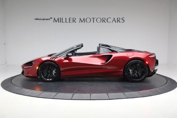 New 2025 McLaren Artura Spider TechLux for sale $331,008 at Rolls-Royce Motor Cars Greenwich in Greenwich CT 06830 3