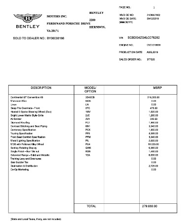 2020 Bentley Continental