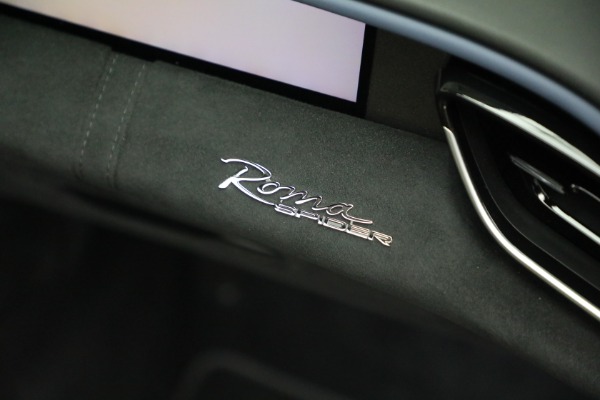Used 2024 Ferrari Roma Spider for sale $355,900 at Rolls-Royce Motor Cars Greenwich in Greenwich CT 06830 28