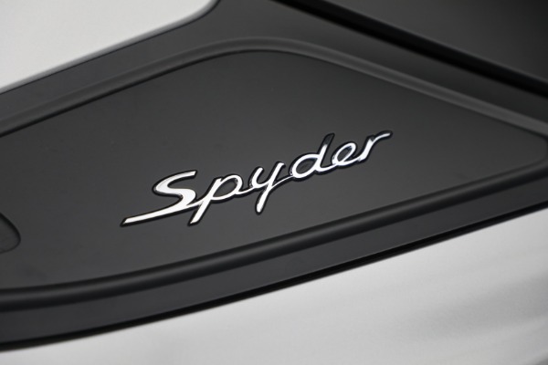 Used 2021 Porsche 718 Boxster Spyder for sale $121,900 at Rolls-Royce Motor Cars Greenwich in Greenwich CT 06830 27