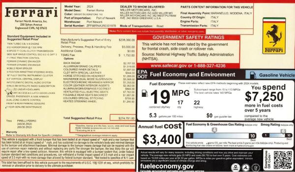 Used 2024 Ferrari Roma for sale $227,900 at Rolls-Royce Motor Cars Greenwich in Greenwich CT 06830 2