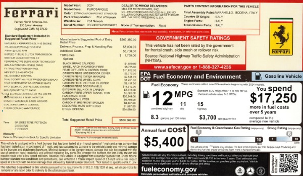 Used 2024 Ferrari Purosangue for sale $535,900 at Rolls-Royce Motor Cars Greenwich in Greenwich CT 06830 2