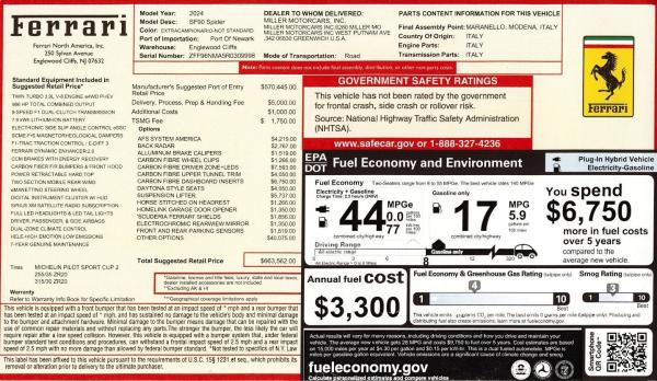 Used 2024 Ferrari SF90 Spider for sale $575,900 at Rolls-Royce Motor Cars Greenwich in Greenwich CT 06830 2