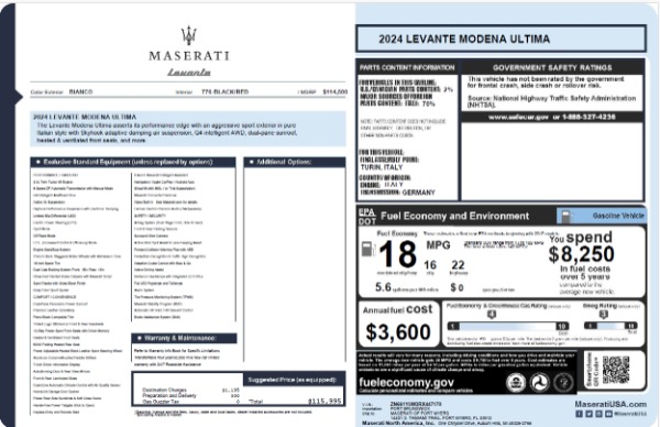 Used 2024 Maserati Levante Modena for sale Sold at Rolls-Royce Motor Cars Greenwich in Greenwich CT 06830 25